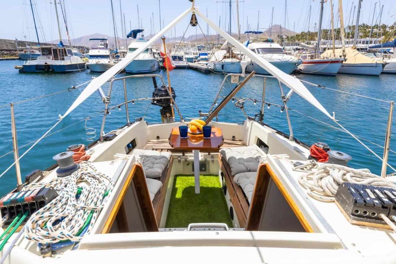 Seaside Chill-Out Stay On A Sail Yacht Puerto Calero Exteriér fotografie