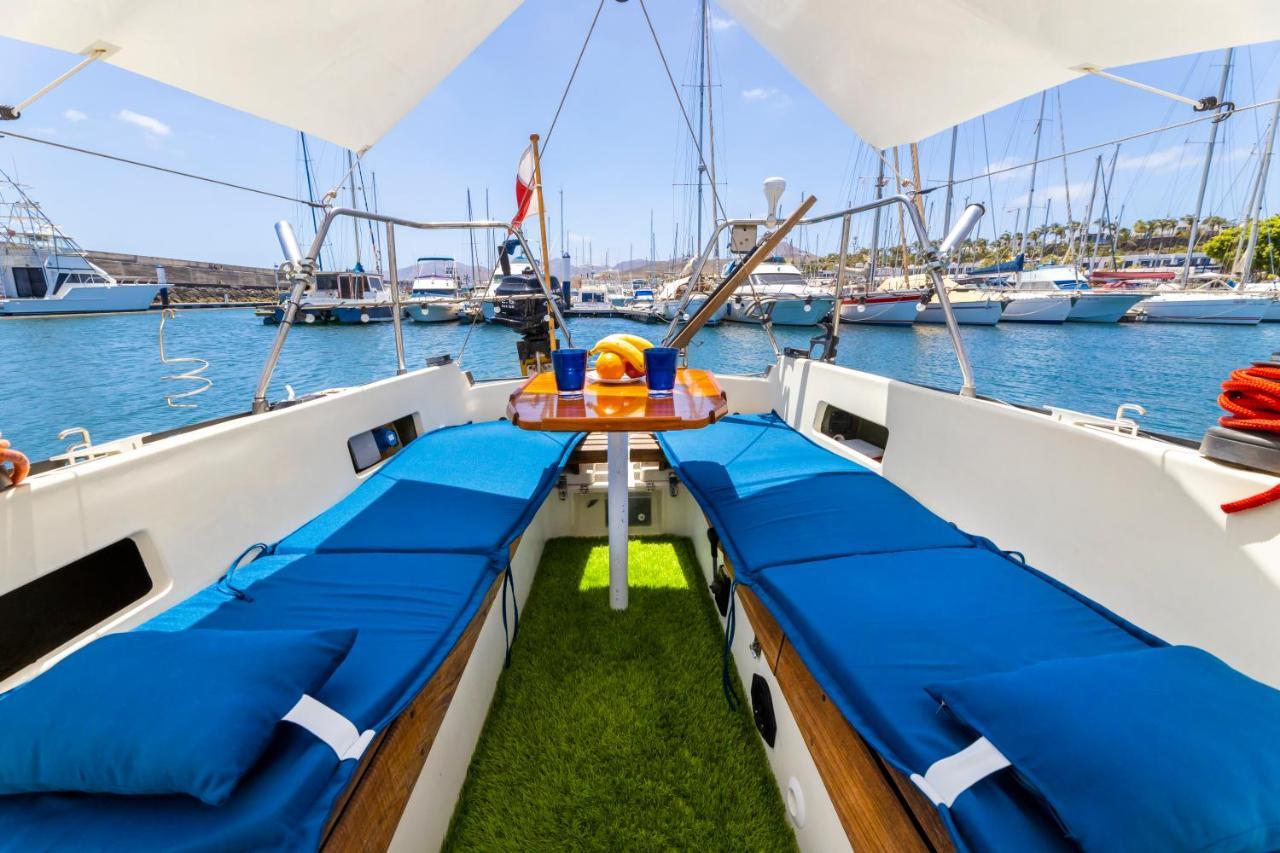 Seaside Chill-Out Stay On A Sail Yacht Puerto Calero Exteriér fotografie