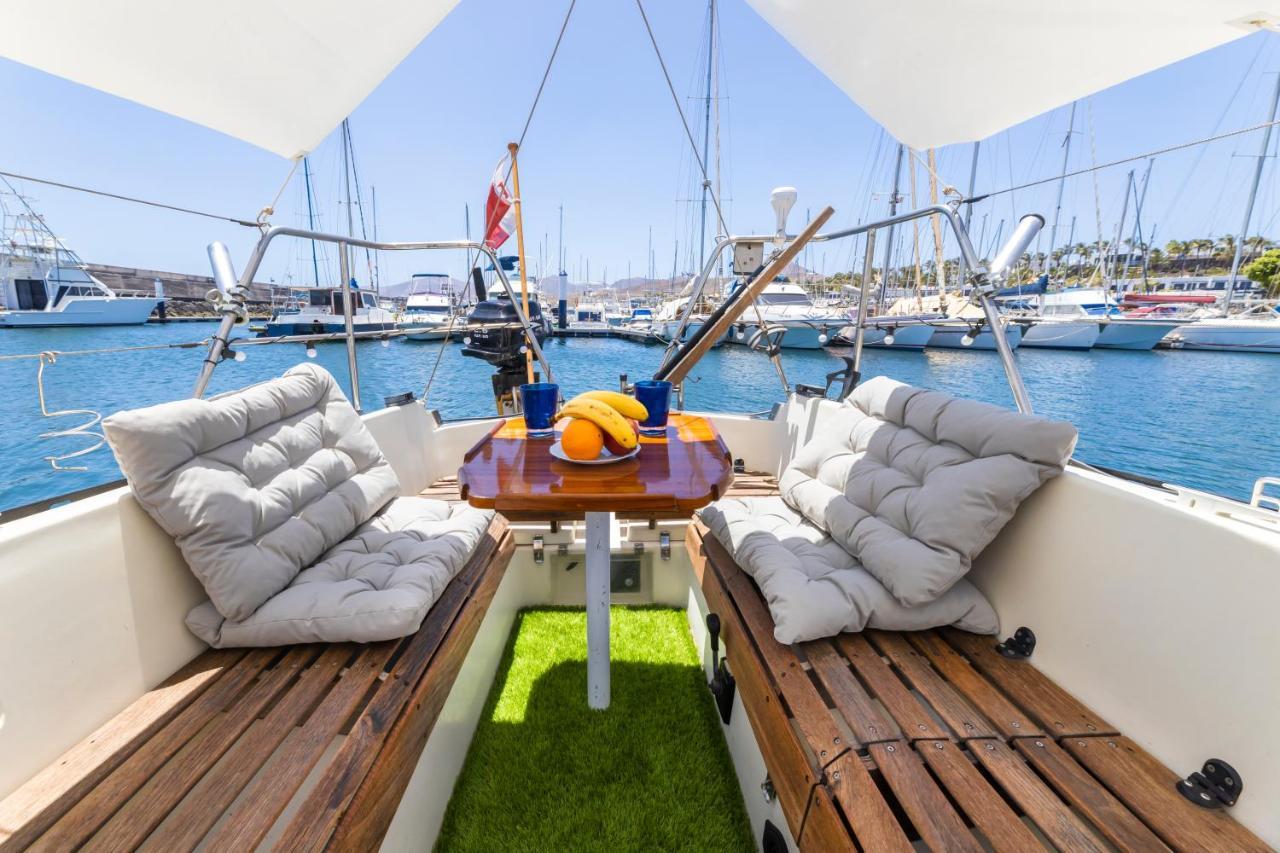 Seaside Chill-Out Stay On A Sail Yacht Puerto Calero Exteriér fotografie